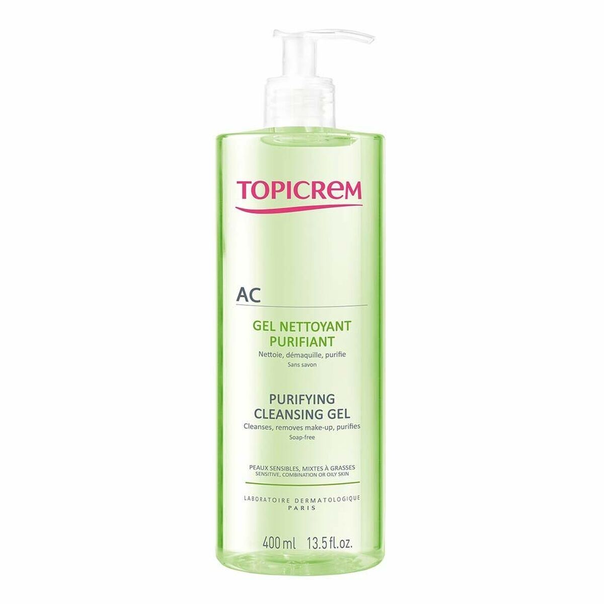 Purifying Facial Gel Topicrem Purifying - Topicrem Maroc - Aylal Beauty