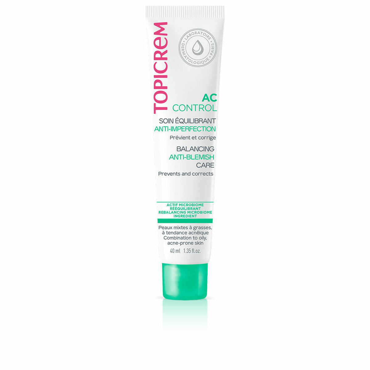 Facial Cream Topicrem Ac Anti-imperfections 40 ml - Topicrem Maroc - Aylal Beauty