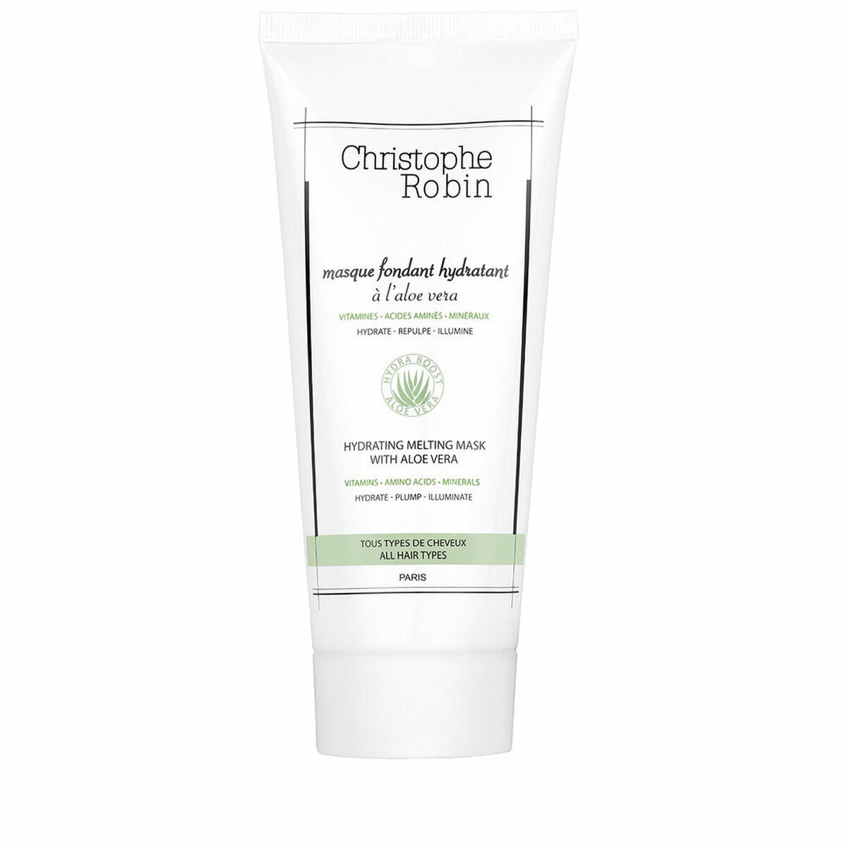 Hair Mask Moisturizing Aloe Vera (200 ml) - Christophe Robin Maroc - Aylal Beauty