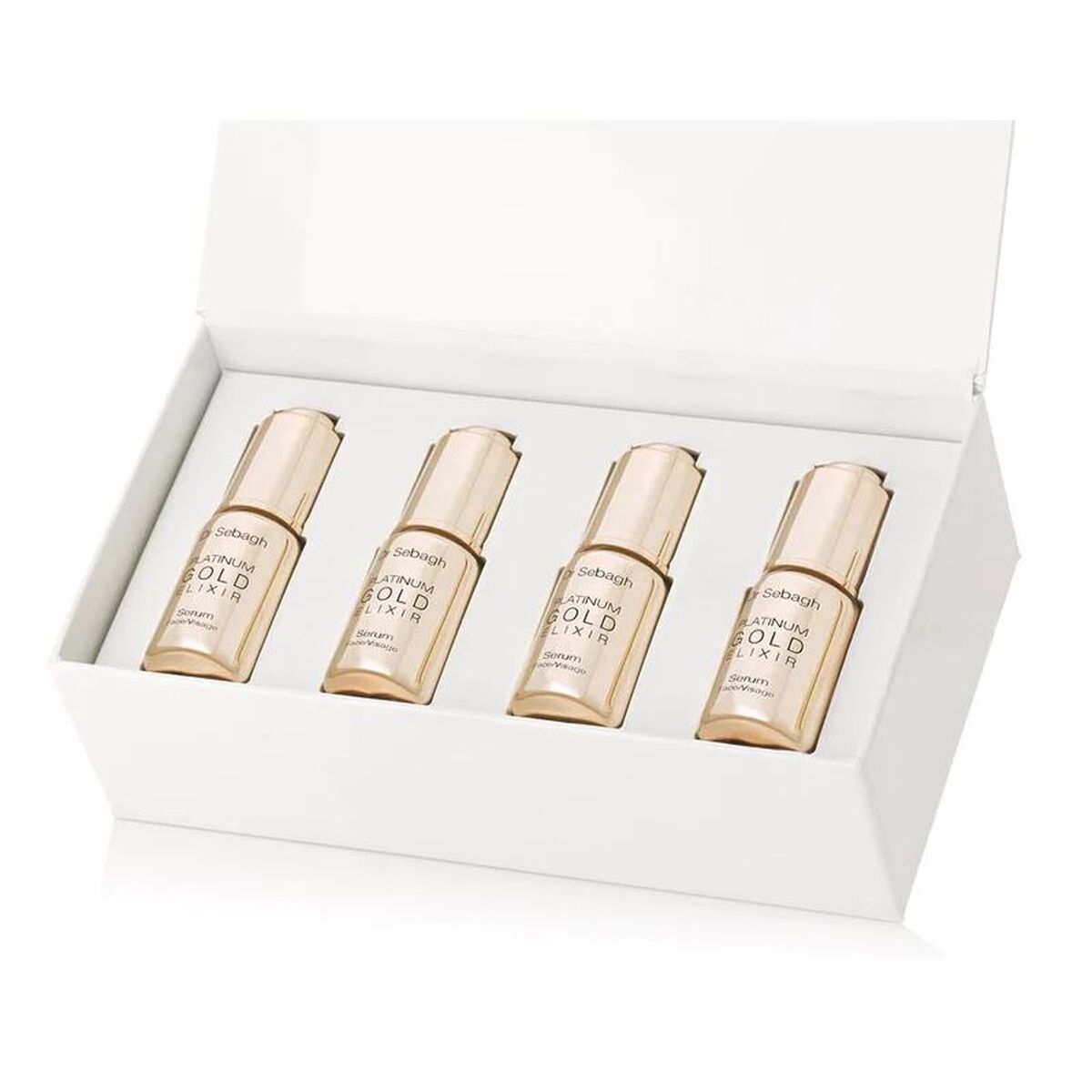 Facial Serum Dr. Sebagh Platinium Gold Elixir 4 x 10 ml - Dr. Sebagh Maroc - Aylal Beauty