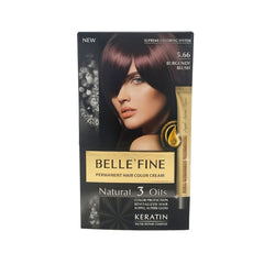 Permanent Dye Belle´Fine Nº 5.66 Red Burgundy (30 ml) - Belle´Fine Maroc - Aylal Beauty