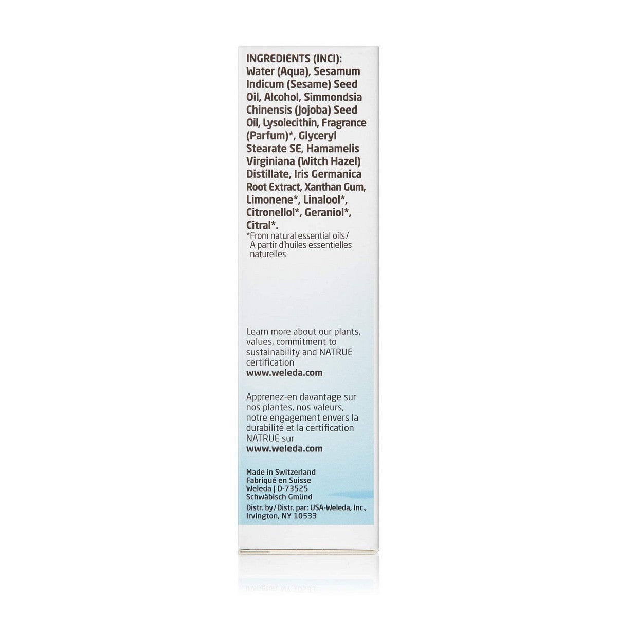 Cleansing Lotion Agua De Hamamelis 100 ml - Weleda Maroc - Aylal Beauty