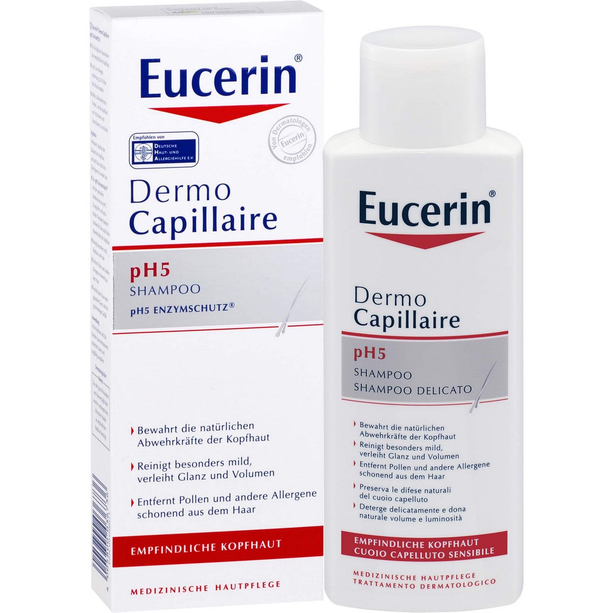 Shampoo PH5 250 ml - Eucerin Maroc - Aylal Beauty