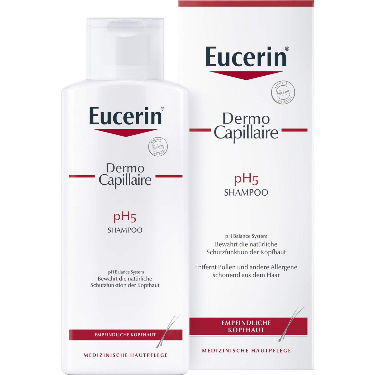 Shampoo PH5 250 ml - Eucerin Maroc - Aylal Beauty