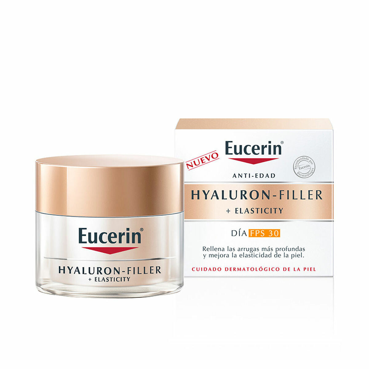 Day-time Anti-aging Cream Hyaluron Filler + Elasticity SPF 30 - Eucerin Maroc - Aylal Beauty