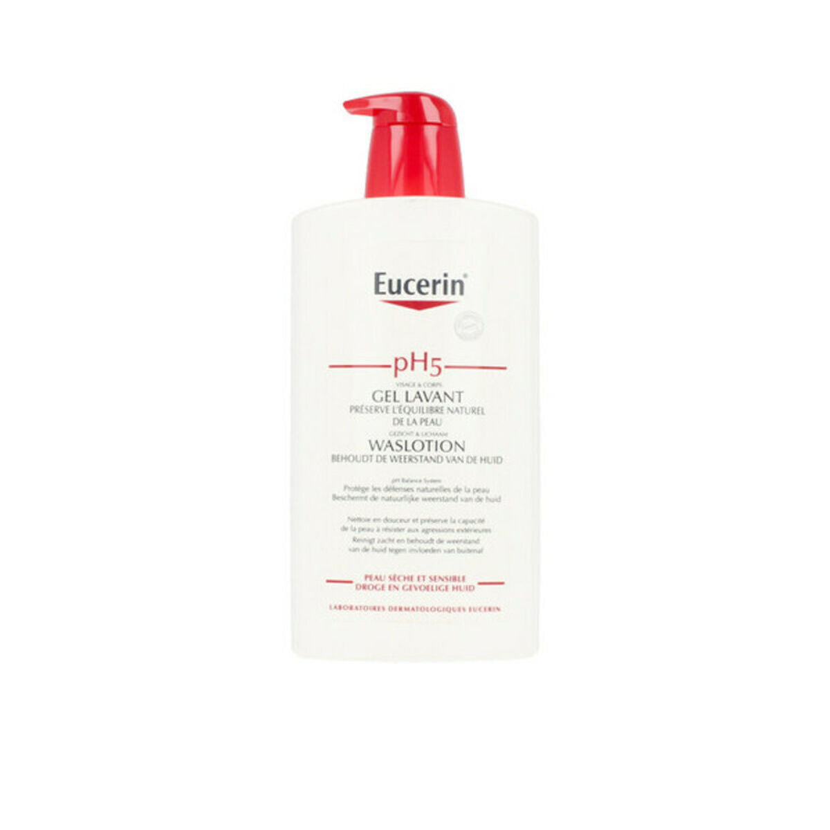 Bath Gel PH5 307500 (1000 ml) - Eucerin Maroc - Aylal Beauty