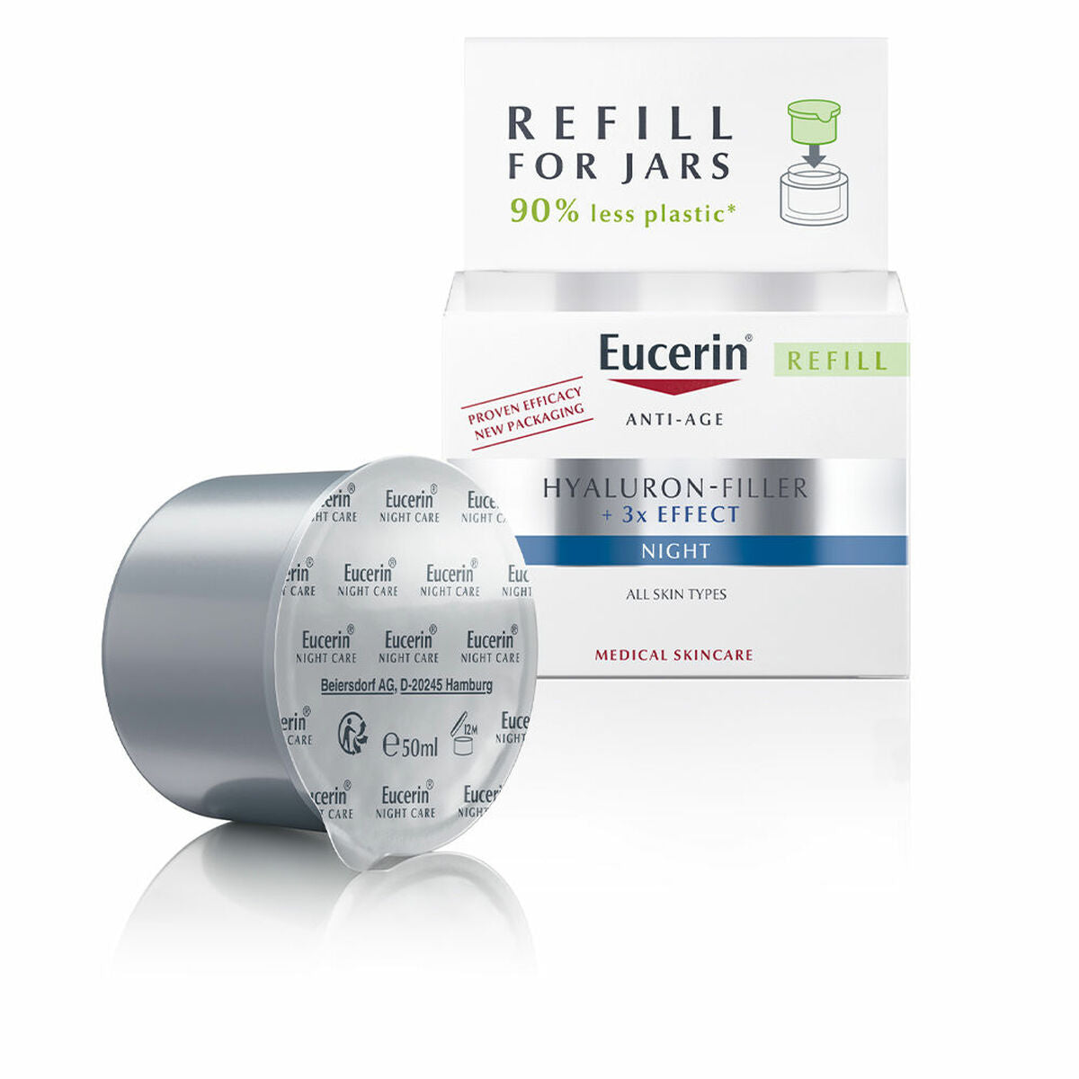 Night Cream Hyaluron Filler 50 ml - Eucerin Maroc - Aylal Beauty