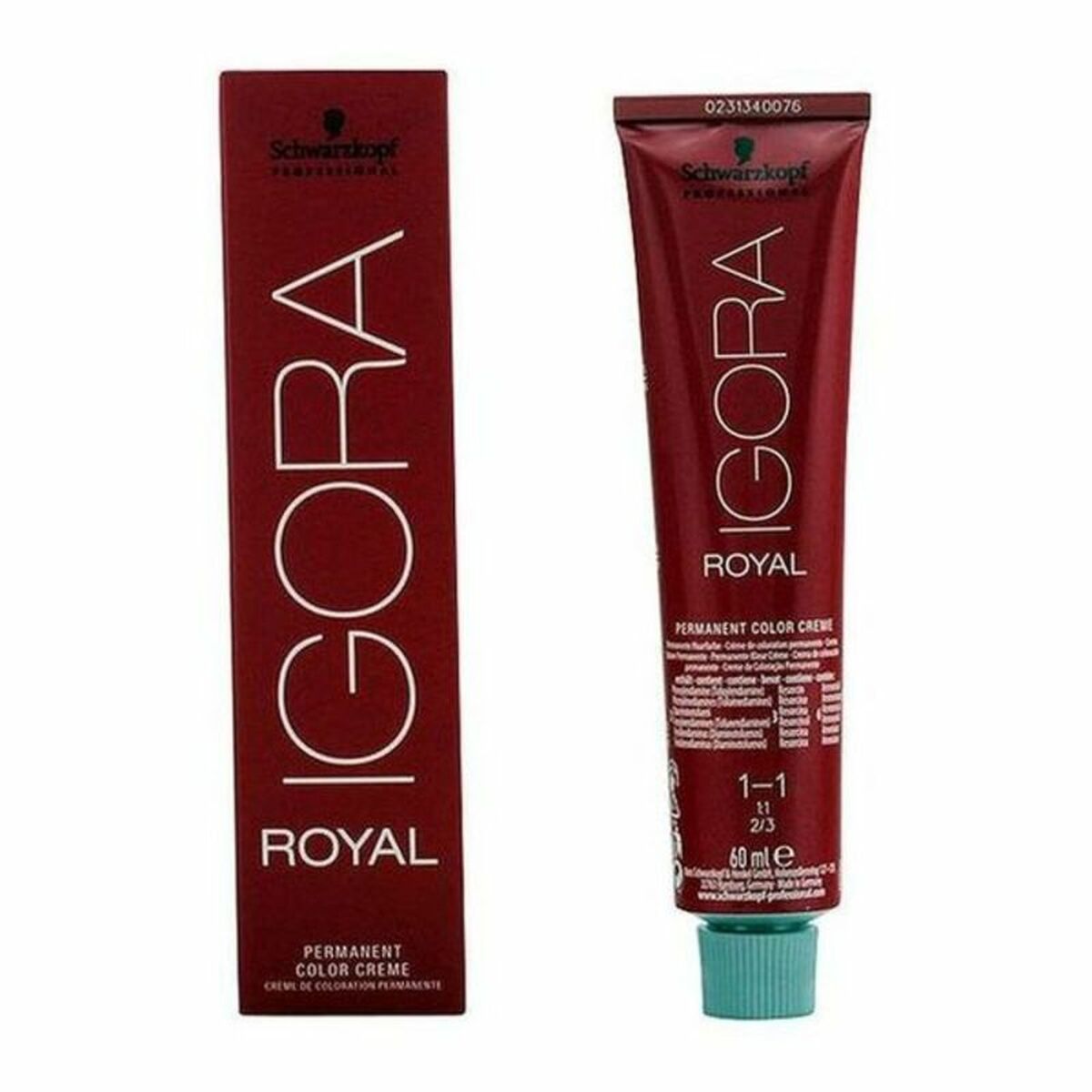 Dye No Ammonia Igora Royal 1005 Nº 1-1 Nº 9.0-rubio muy claro Nº 8.0-rubio claro 60 ml - Schwarzkopf Maroc - Aylal Beauty