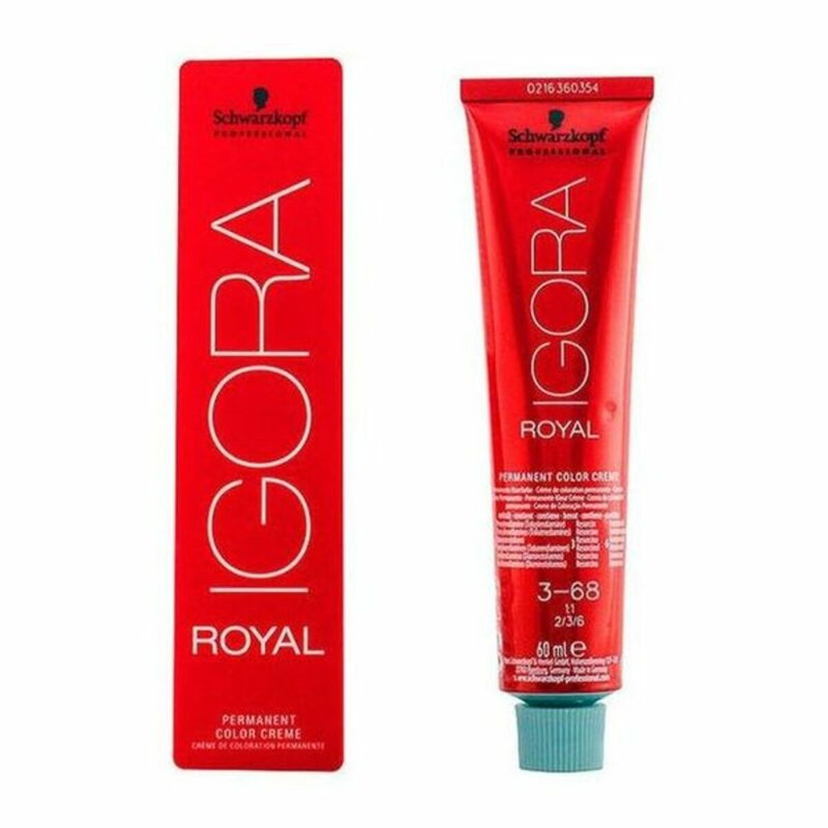 Permanent Dye Igora Royal Igora Royal 3-68 Nº 3-68 Nº 9.0-rubio muy claro Nº 8.0-rubio claro 60 ml - Schwarzkopf Maroc - Aylal Beauty