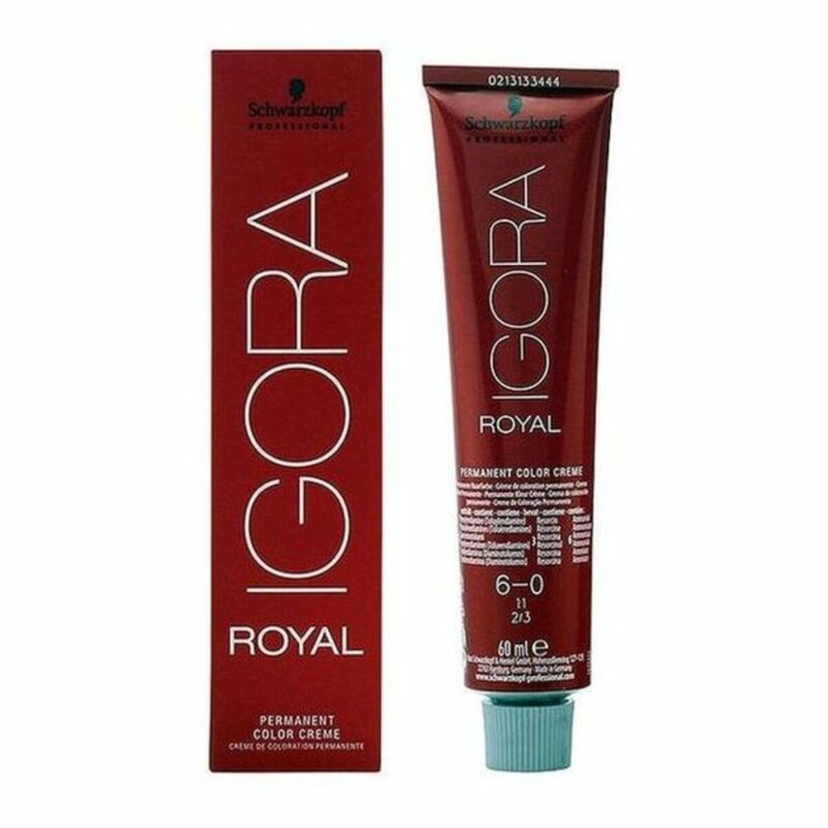 Permanent Dye Schwarzkopf Igora Royal Nº 6-0 Nº 9.0-rubio muy claro Nº 8.0-rubio claro 60 ml - Schwarzkopf Maroc - Aylal Beauty