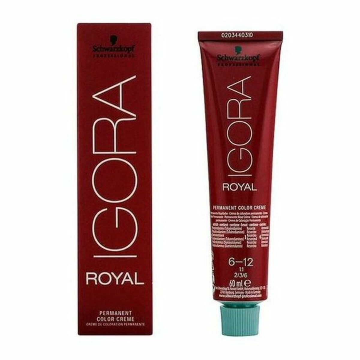 Dye No Ammonia Igora Royal Schwarzkopf 1520 Nº 6-12 Nº 9.0-rubio muy claro Nº 8.0-rubio claro 60 ml - Schwarzkopf Maroc - Aylal Beauty