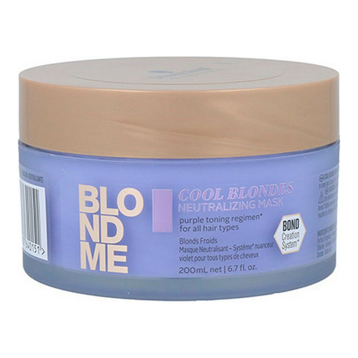 Hair Mask Blondme Cool Blondes Schwarzkopf (200 ml) - Schwarzkopf Maroc - Aylal Beauty