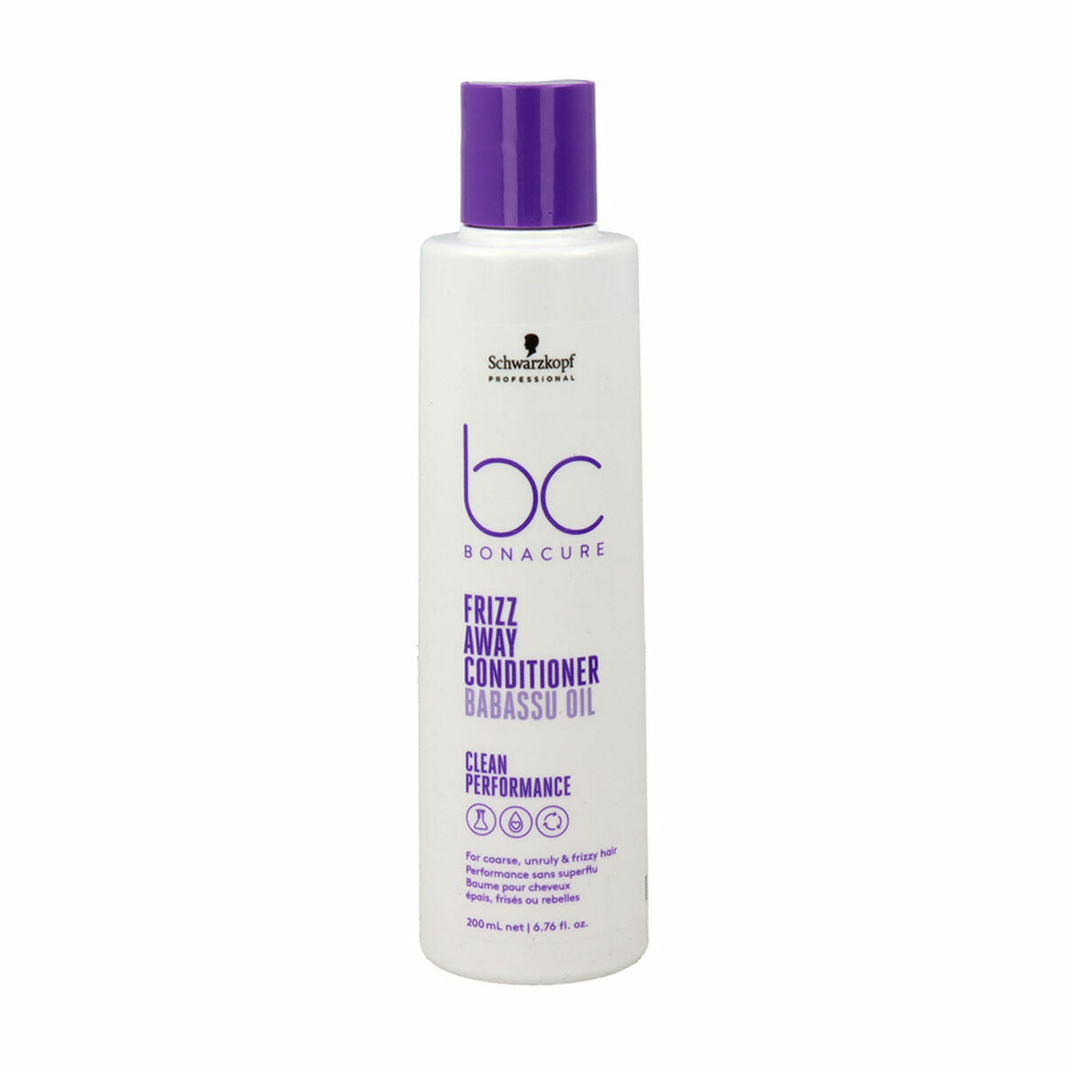 Detangling Conditioner Schwarzkopf Bc Frizz Away 200 ml - Schwarzkopf Maroc - Aylal Beauty