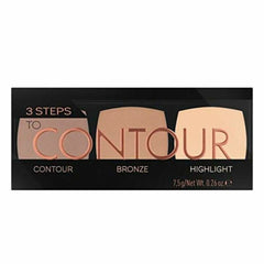 Powdered Make Up 3 Steps to Contour Palette (7,5 g) - Catrice Maroc - Aylal Beauty