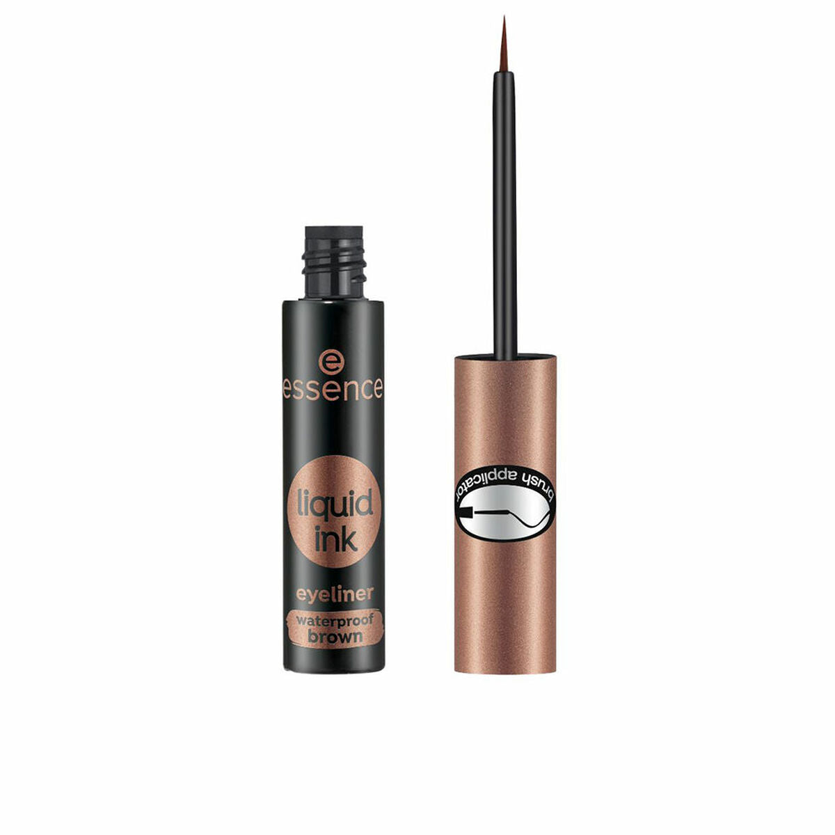 Eyeliner Essence Liquid Ink Water resistant Nº 02-brown 3 ml - Essence Maroc - Aylal Beauty