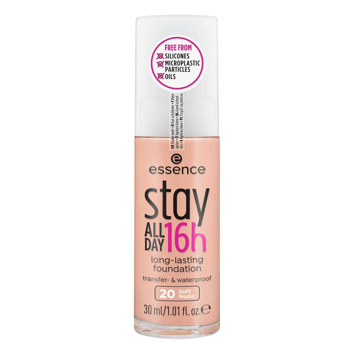 Crème Make-up Base Stay All Day 16H 20-soft nude (30 ml) - Essence Maroc - Aylal Beauty