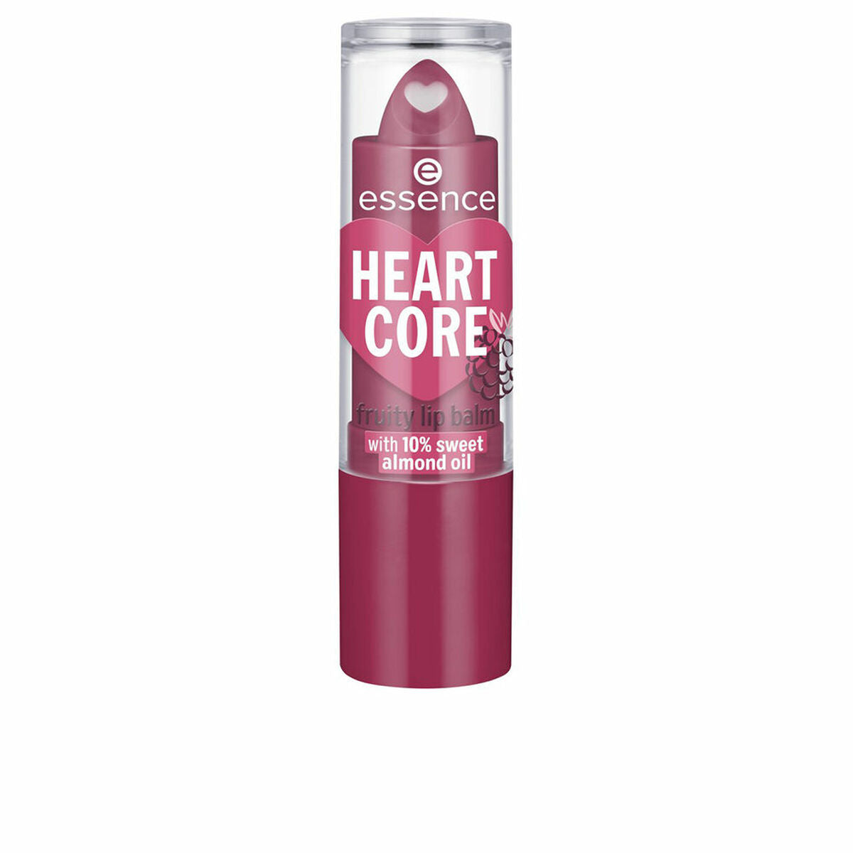 Coloured Lip Balm Essence Heart Core Fruity Nº 05 Bold blackberry 3 g | Essence | Aylal Beauty