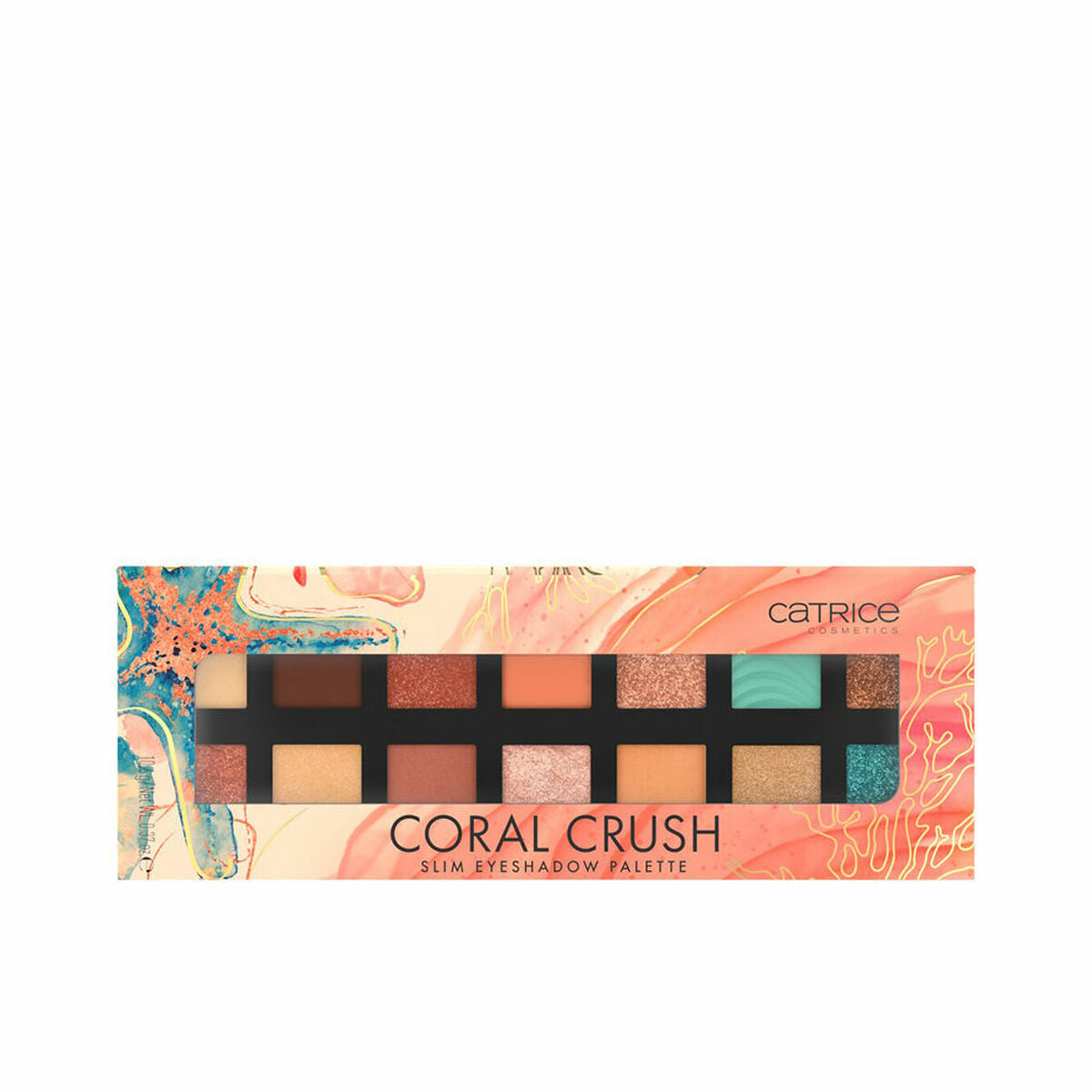 Eye Shadow Palette Coral Crush Nº 030 Under the sea 10,6 g - Catrice Maroc - Aylal Beauty