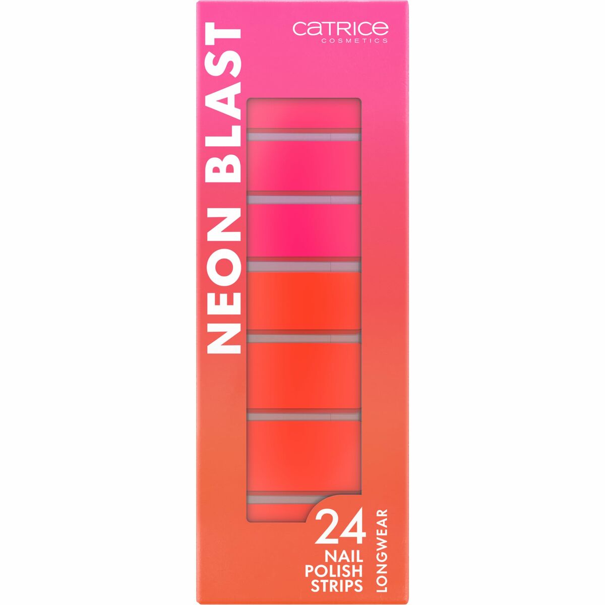 Nail Polish Sheets Neon Blast Nº 020 Neon thunder 24 Units - Catrice Maroc - Aylal Beauty