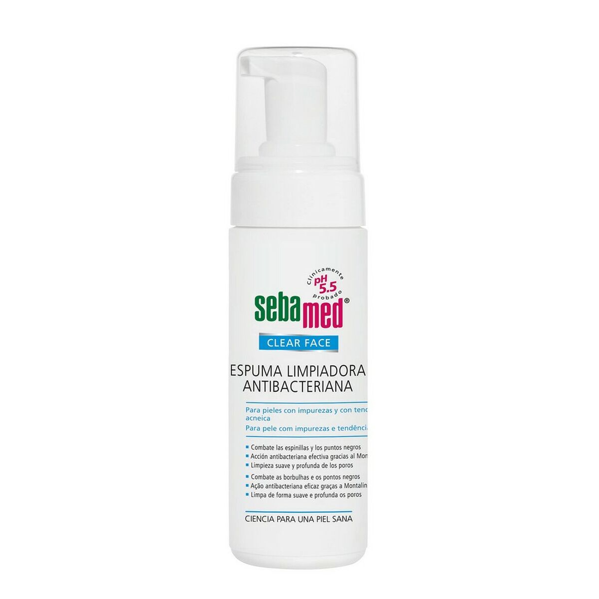 Cleansing Foam Clear Face Antibacterial 150 ml - Sebamed Maroc - Aylal Beauty