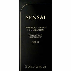 Fluid Foundation Make-up Sensai Luminous Sheer SPF 15 203-Neutral Beige (30 ml) - Sensai Maroc - Aylal Beauty