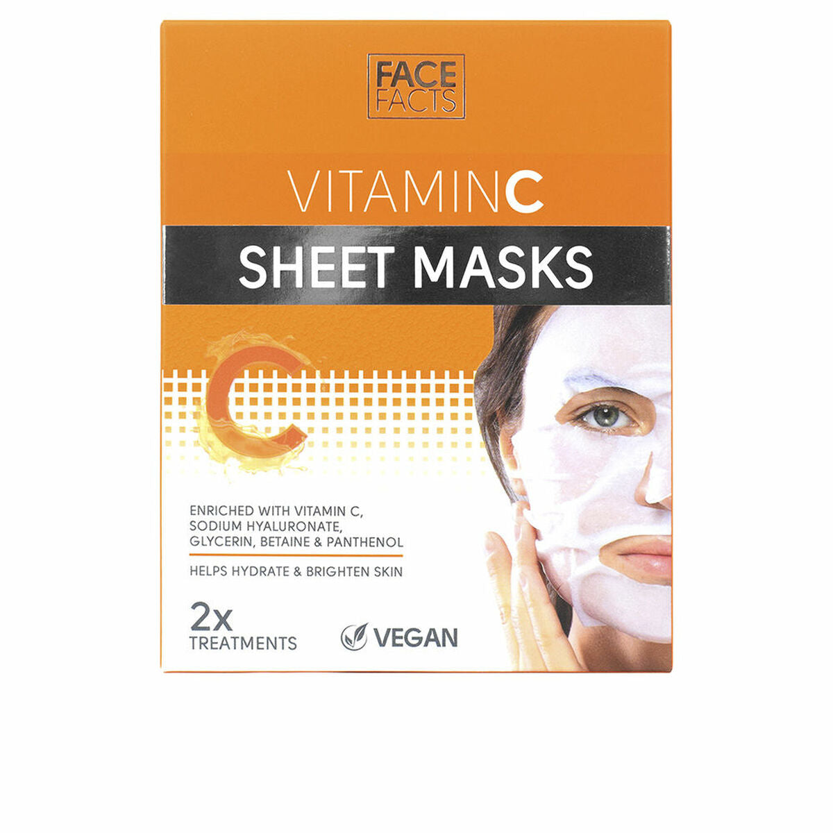 Facial Mask Face Facts Vitaminc 20 ml - Face Facts Maroc - Aylal Beauty