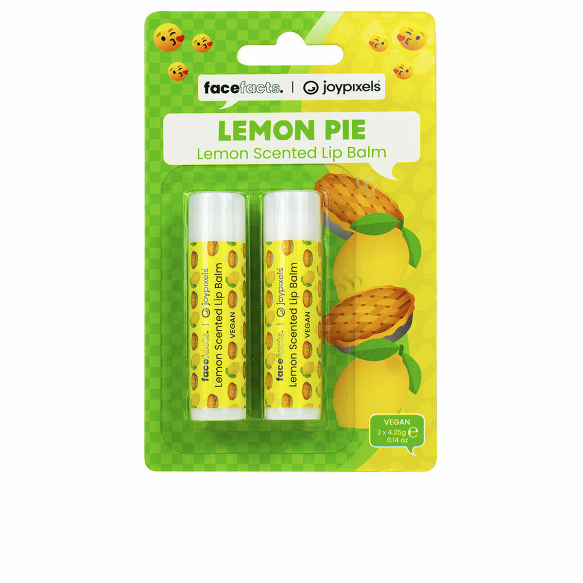 Lip Balm Face Facts Lemon Pie Lemon 2 Units 4,25 g - Face Facts Maroc - Aylal Beauty