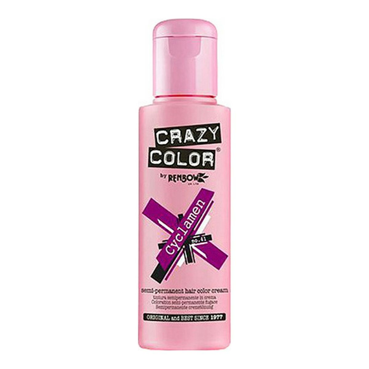 Semi-Permanent Tint Cyclamen Crazy Color Nº 41 - Crazy Color Maroc - Aylal Beauty