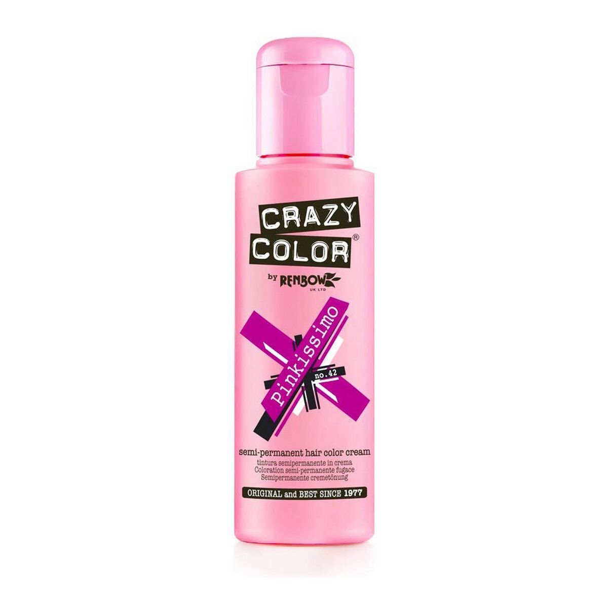 Permanent Dye 42 Pinkissimo (100 ml) - Crazy Color Maroc - Aylal Beauty