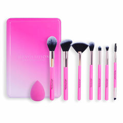 Set of Make-up Brushes The Brush Edit Pink 8 Pieces - Revolution Make Up Maroc - Aylal Beauty