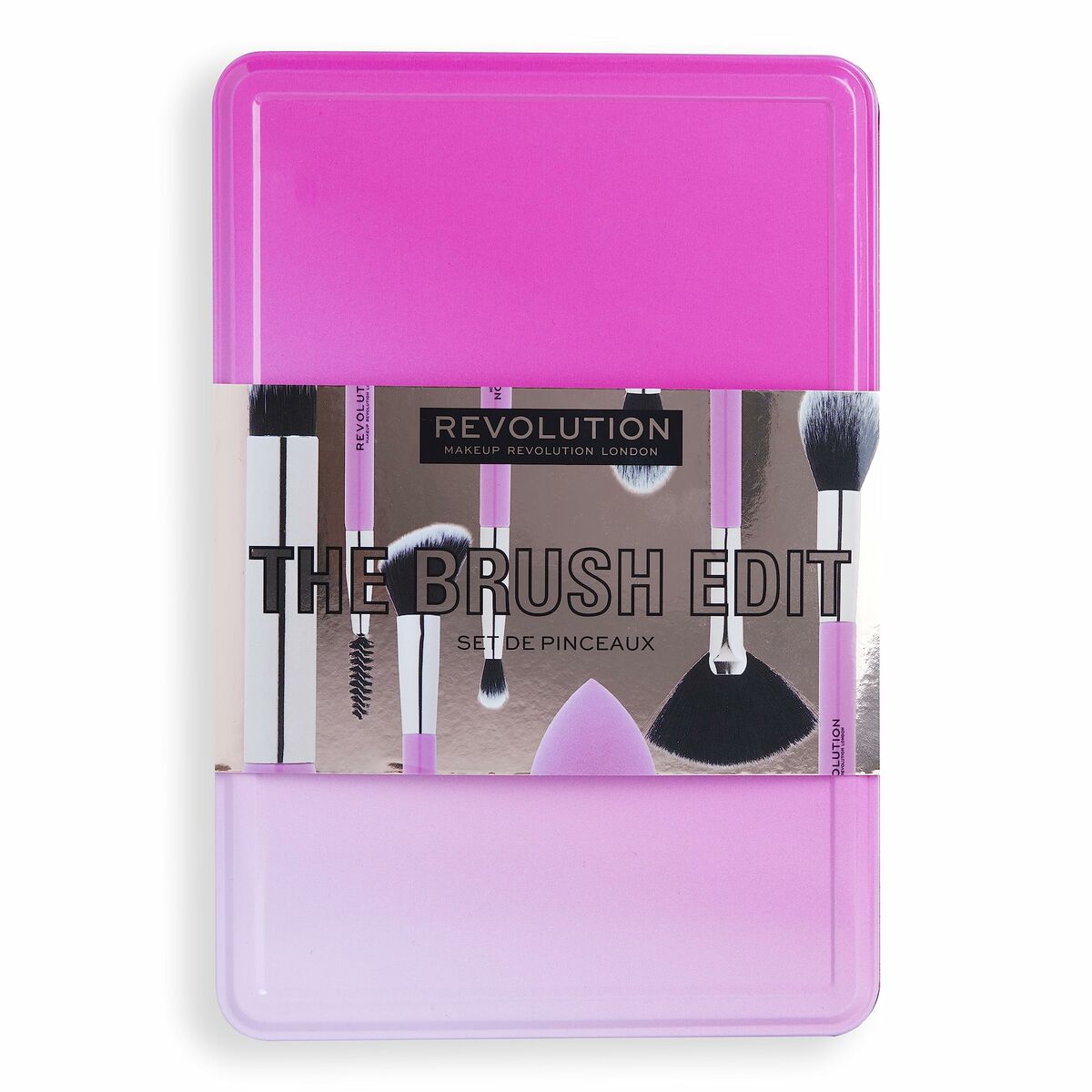 Set of Make-up Brushes The Brush Edit Pink 8 Pieces - Revolution Make Up Maroc - Aylal Beauty