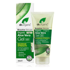 Moisturising Bath Gel with Aloe Vera Bioactive Organic Bioactive Organic 200 ml - Dr.Organic Maroc - Aylal Beauty