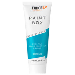 Semi-Permanent Tint Fudge Professional Paintbox Turquoise Days 75 ml - Fudge Professional Maroc - Aylal Beauty