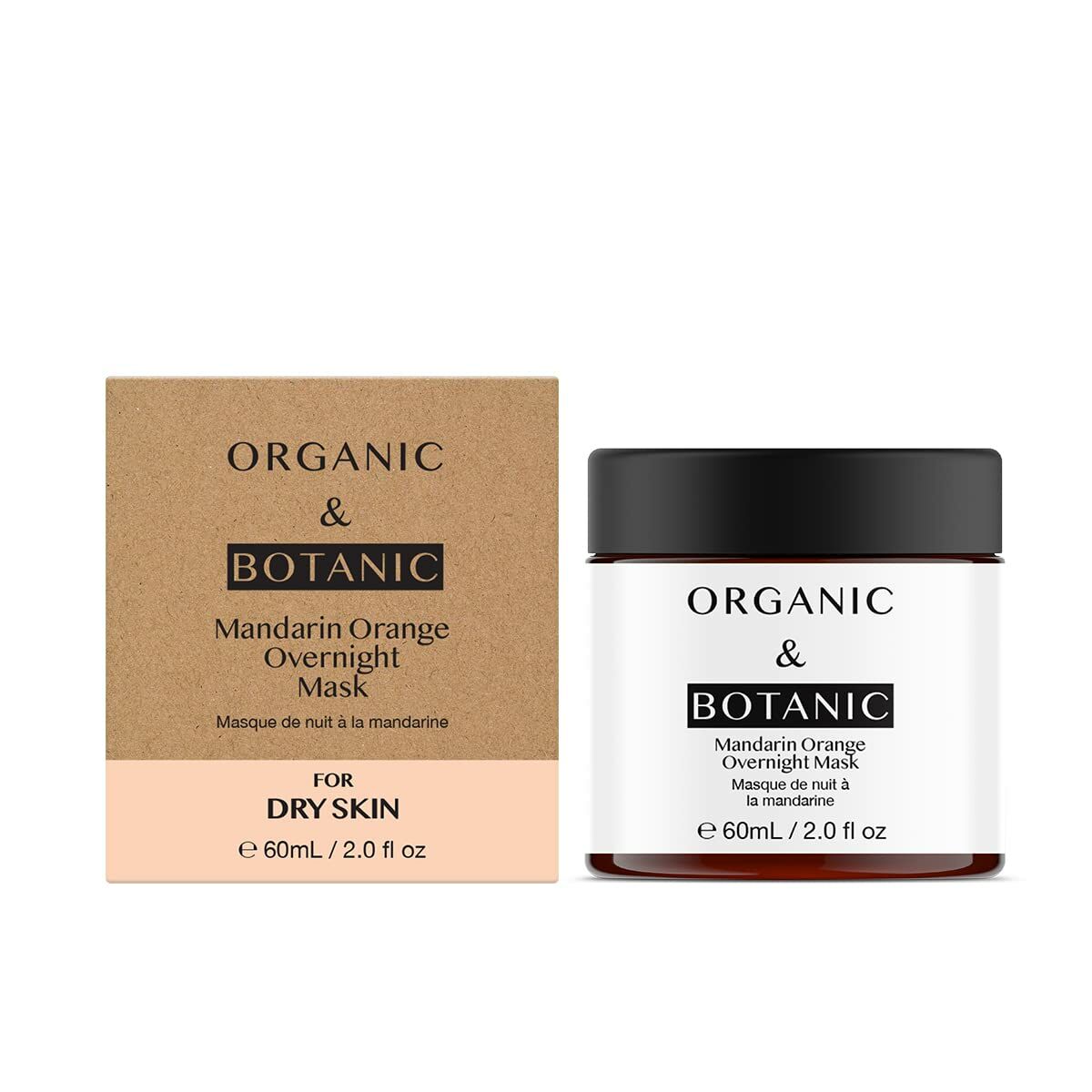 Facial Mask Mandarin Orange (60 ml) - Organic & Botanic Maroc - Aylal Beauty