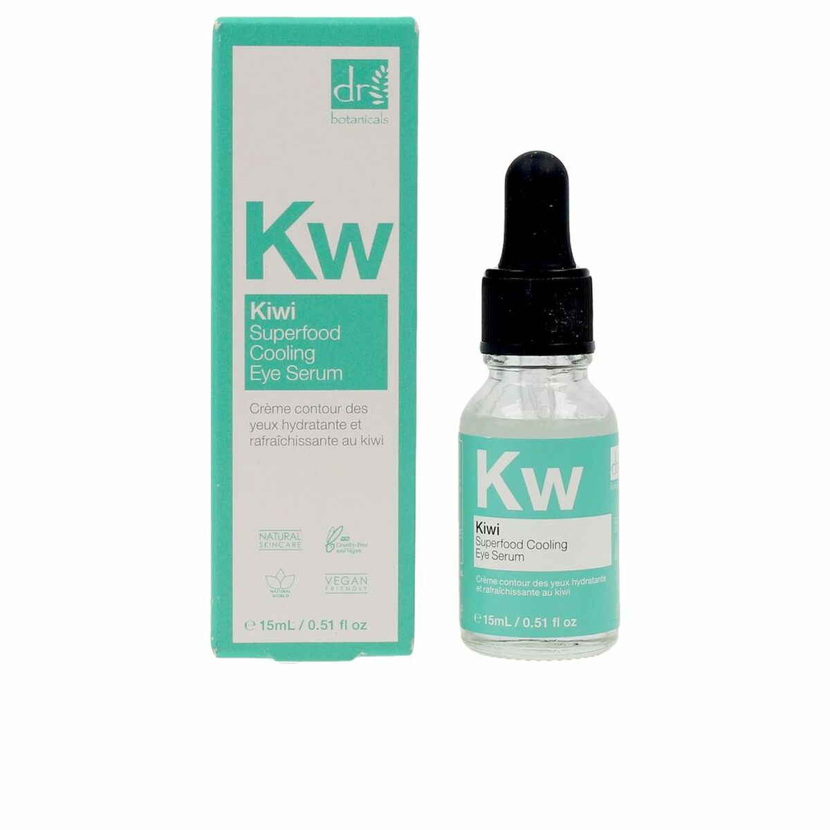 Serum for Eye Area Kiwi Moisturizing Refreshing 15 ml - Botanicals Maroc - Aylal Beauty