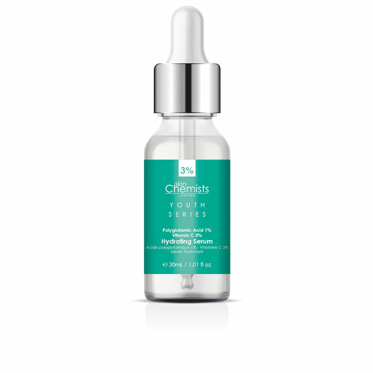 Facial Serum Polyglutamic Acid Vitamin C 30 ml - Skin Chemists Maroc - Aylal Beauty