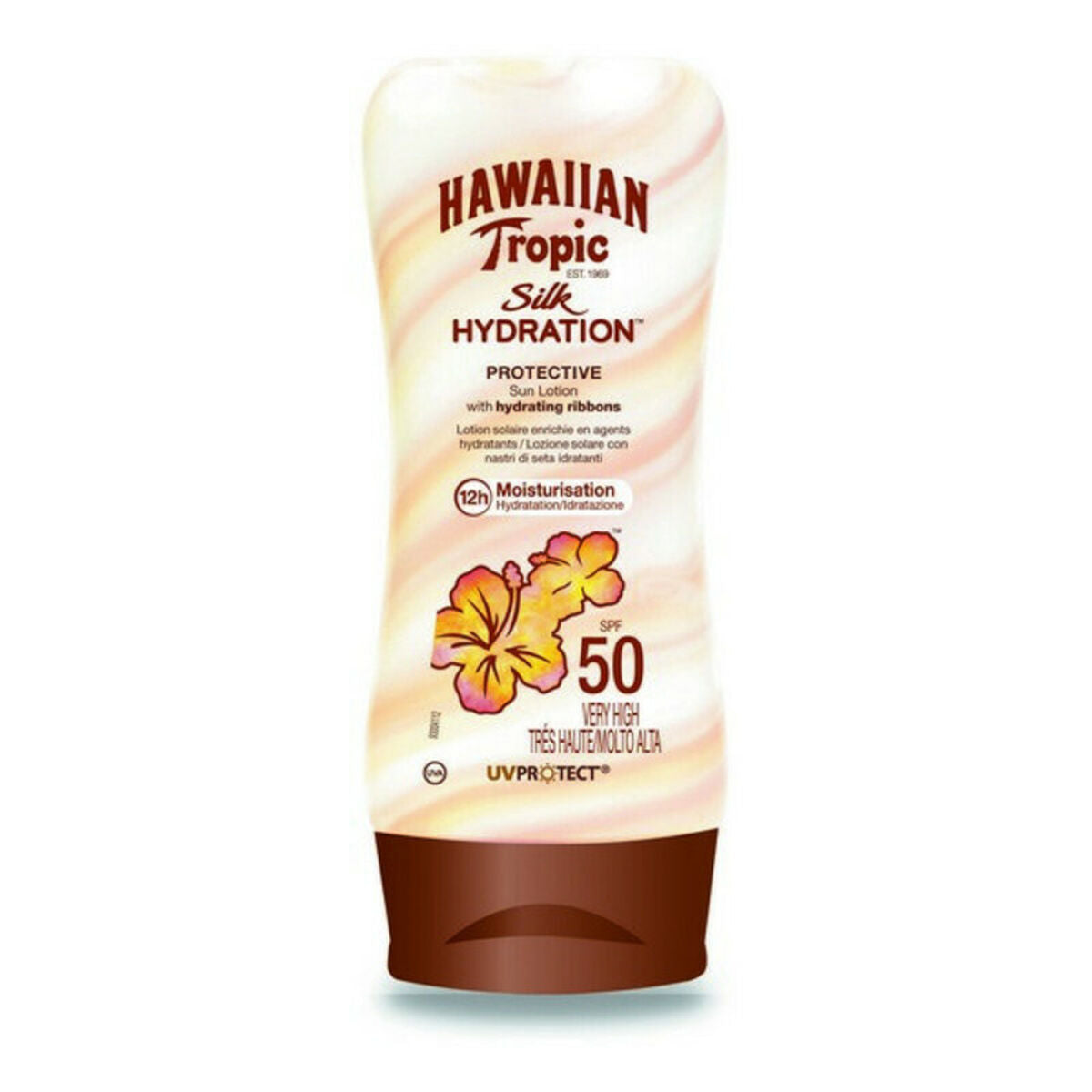 Sun Lotion Silk Spf 50+ (180 ml) 50 (180 ml) - Hawaiian Tropic Maroc - Aylal Beauty