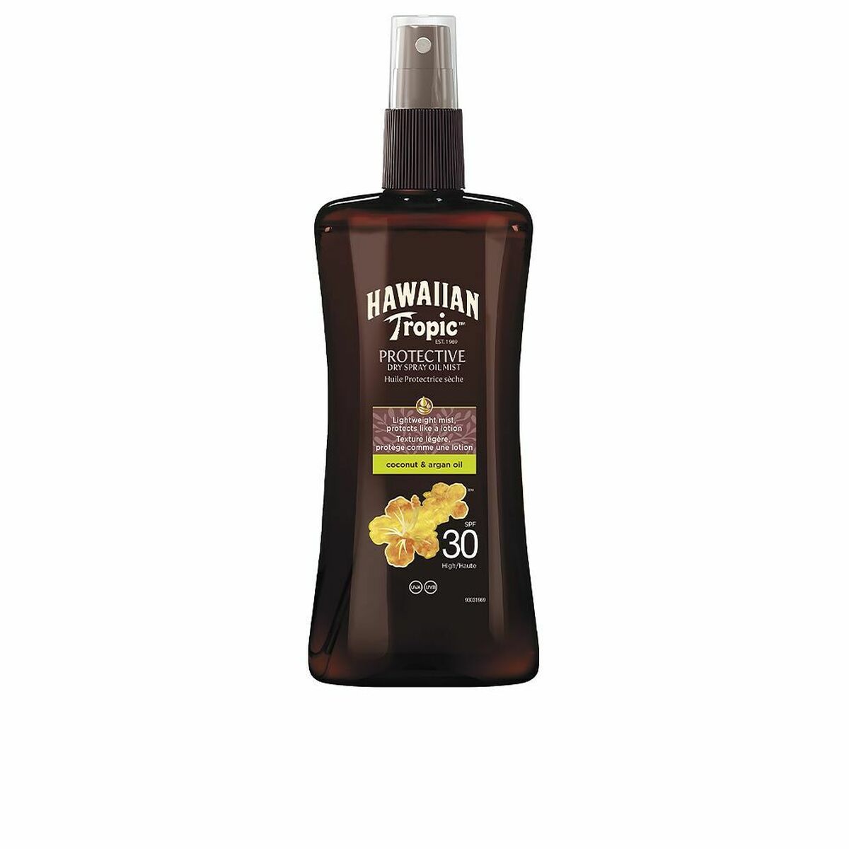 Sunscreen Oil Coconut Argan Spf 30 Coconut Argan 200 ml - Hawaiian Tropic Maroc - Aylal Beauty