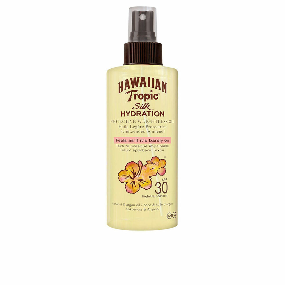 Sun Screen Spray Silk Hydration Spf 30 150 ml Oil - Hawaiian Tropic Maroc - Aylal Beauty