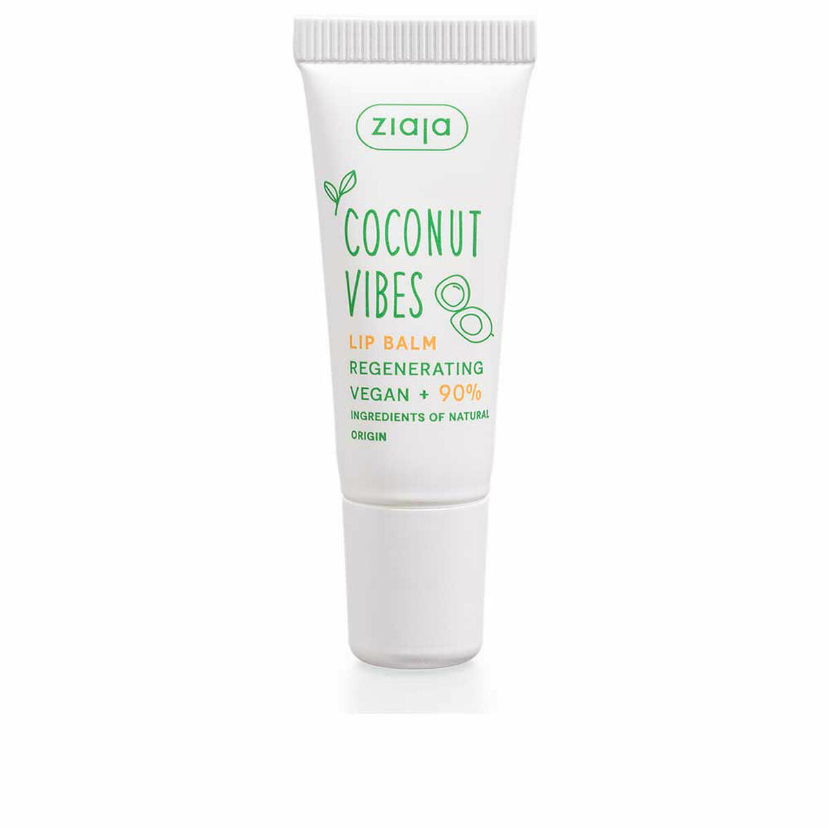 Lip Balm Coconut and Orange Vibes 10 ml Regenerating - Ziaja Maroc - Aylal Beauty