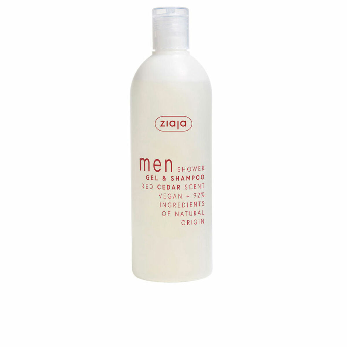 2-in-1 Gel and Shampoo Ziaja Men Cedar 400 ml | Ziaja | Aylal Beauty