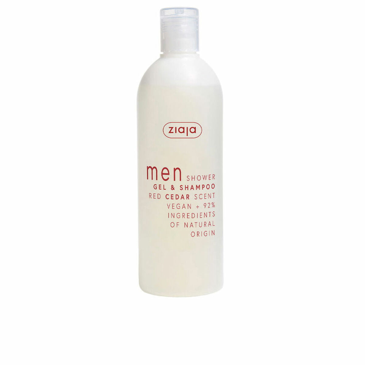 2-in-1 Gel and Shampoo Ziaja Men Cedar 400 ml - Ziaja Maroc - Aylal Beauty