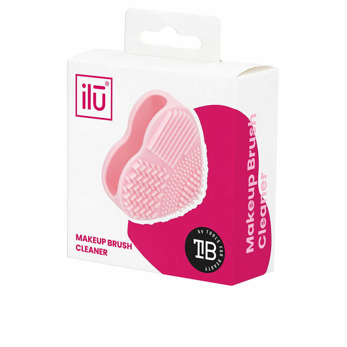 Make-up Brush Cleaner Ilū Brush Cleaner Heart Silicone (1 Unit) - Ilū Maroc - Aylal Beauty