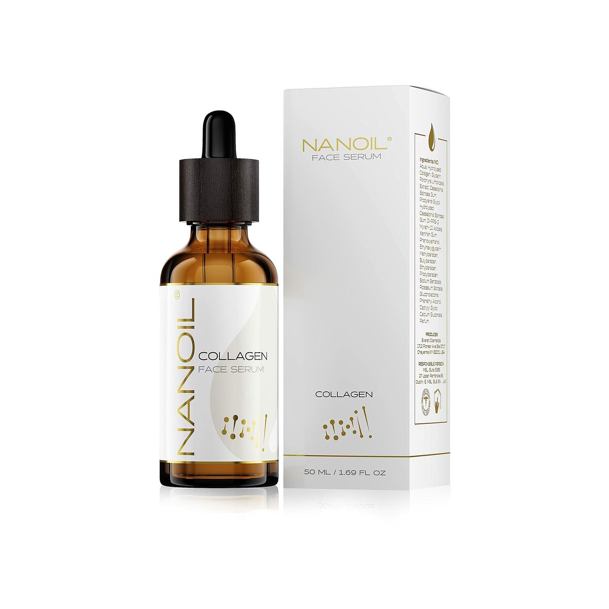 Restorative Serum Face Serum Collagen (50 ml) - Nanoil Maroc - Aylal Beauty