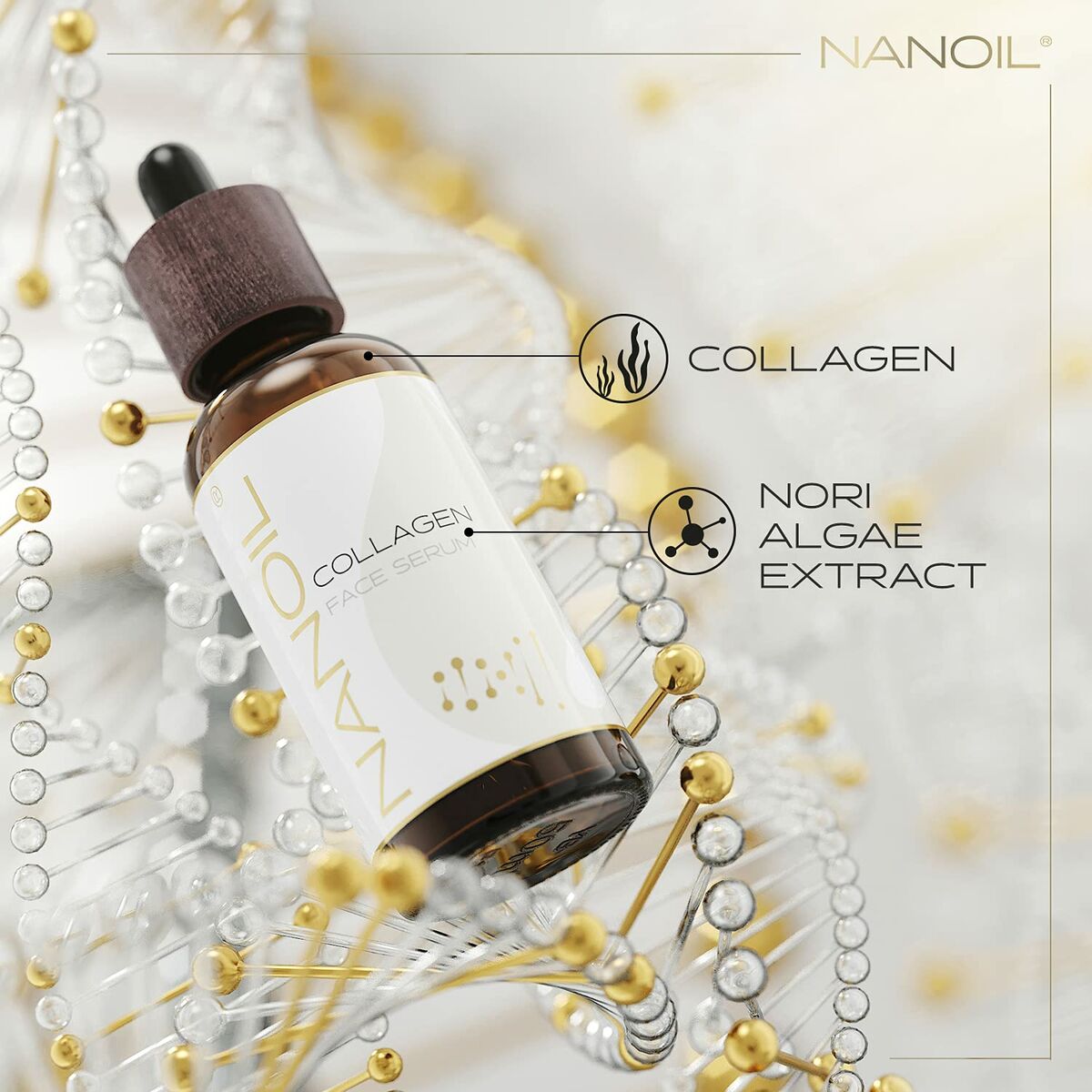 Restorative Serum Face Serum Collagen (50 ml) - Nanoil Maroc - Aylal Beauty