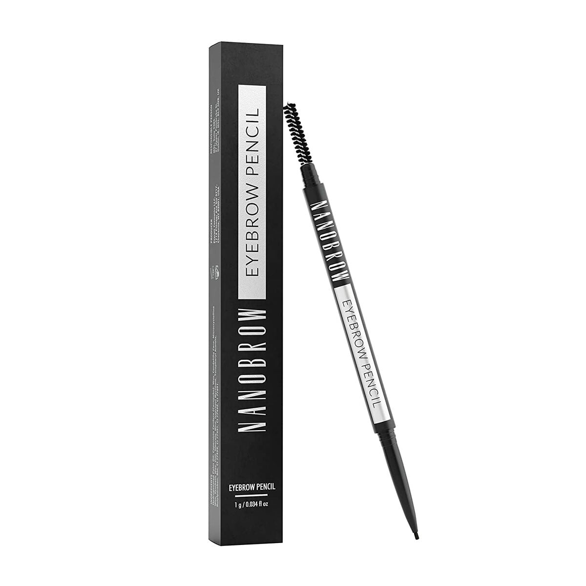 Eyebrow Pencil Espresso 2-in-1 (1 ml) - Nanobrow Maroc - Aylal Beauty