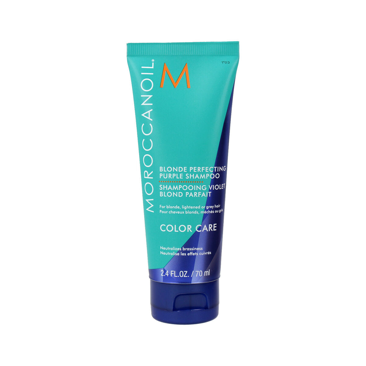 Shampoo Color Care Blonde Perfecting Purple 70 ml - Moroccanoil Maroc - Aylal Beauty