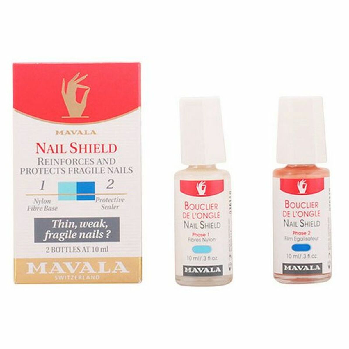 Nail Hardener Fortalecedor Uñas 2 Pieces - Mavala Maroc - Aylal Beauty