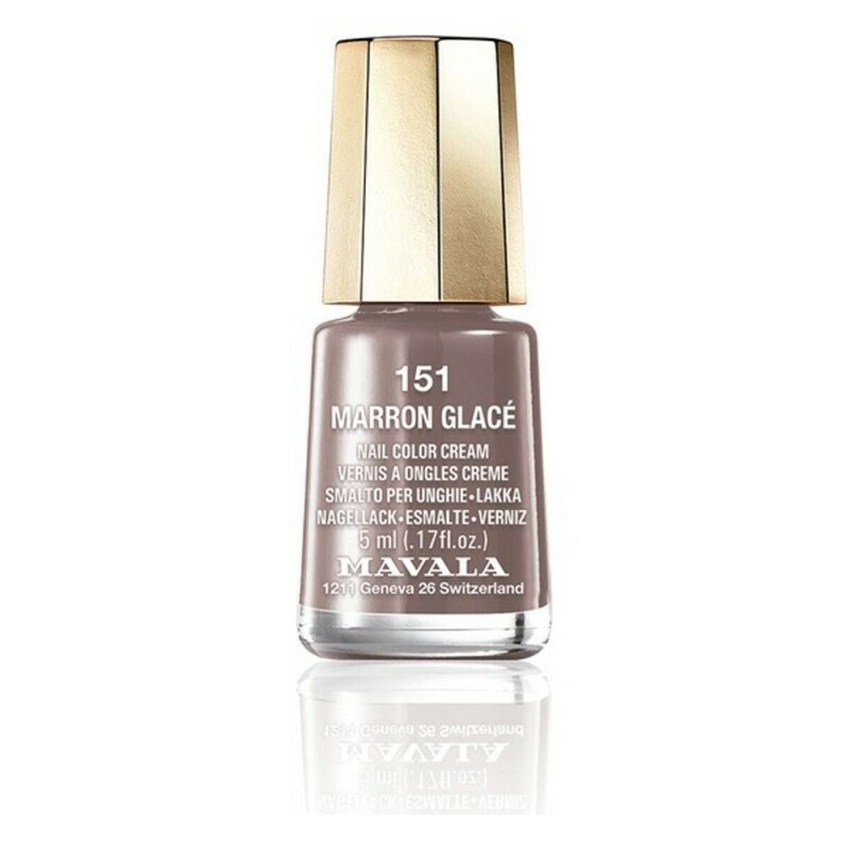 Nail polish Nail Color Mavala 151-marron glace (5 ml) - Mavala Maroc - Aylal Beauty