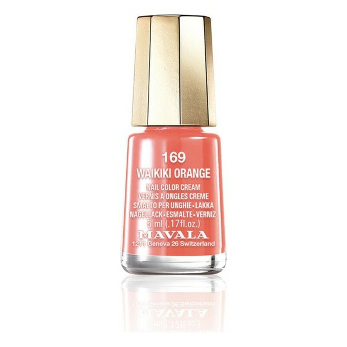 Nail polish Nail Color Cream 169-waikiki orange (5 ml) - Mavala Maroc - Aylal Beauty